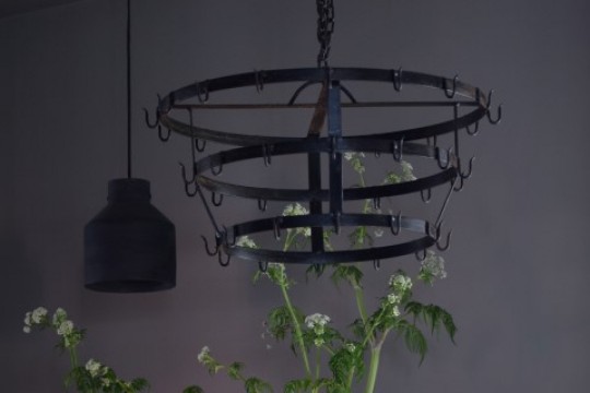 Smeedijzeren wildrek  keukenrek 