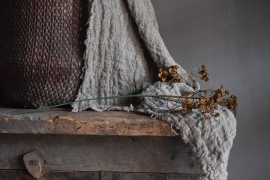 Kunsttak gipskruid bruin.