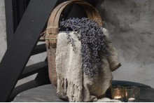 Kunst dadeltak zwart.