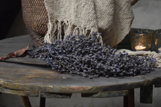 Kunst dadeltak zwart.