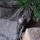 Jute kerstzak Rustiek L