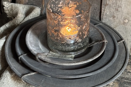 Houten Borden set - Set van 3