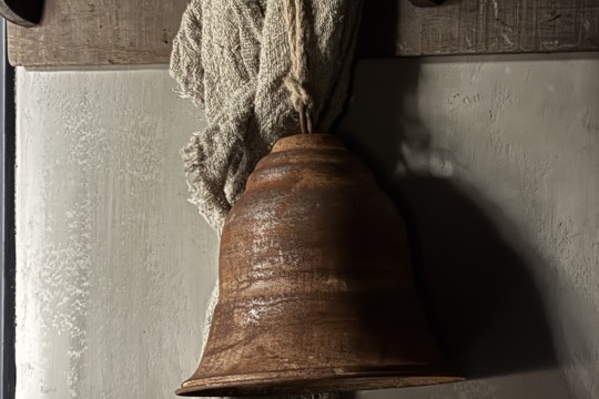 Metalen bel roest S