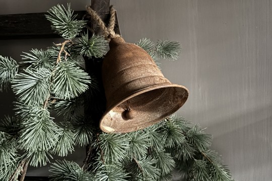 Metalen bel roest S