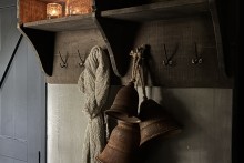 Metalen bel roest L
