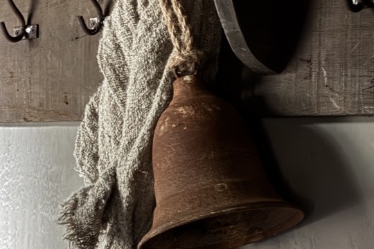 Metalen bel roest L