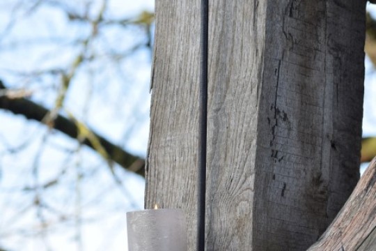 Smeedijzeren hangkandelaar