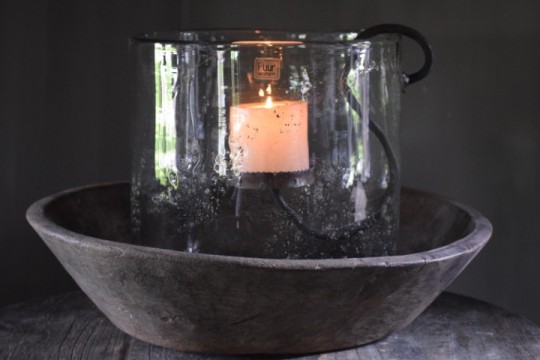 Oude houten schaal XL Nr 1