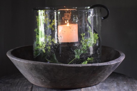 Oude houten schaal XL Nr 1