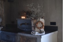 Roestige belletjes krans