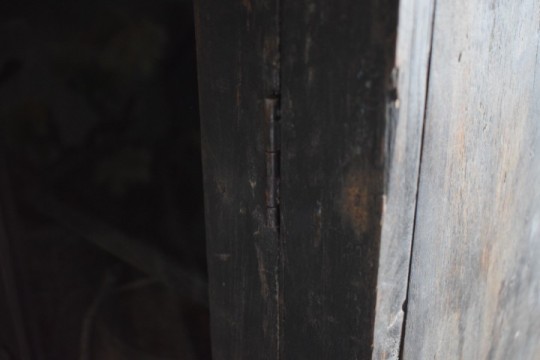 Uniek houten kastje India.