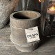 Vergrijsd houten potje Trapa Living