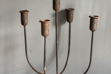 Roest Kandelaar -5 Armig