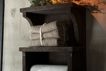 Drifwood keukenrolhouder