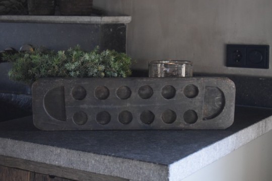 Authentieke houten koekjes mal 