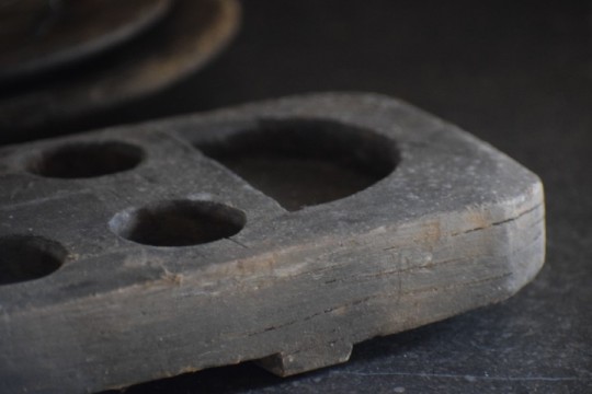 Authentieke houten koekjes mal 