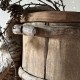 Oude houten ton met deksel Nr 5
