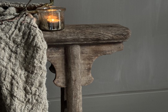 Authentieke Chinees houten bankje Nr 1