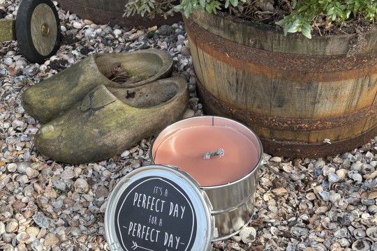 Kaars in blik Brique