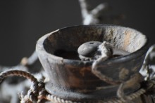 Nepalese pot met deksel Nr 2