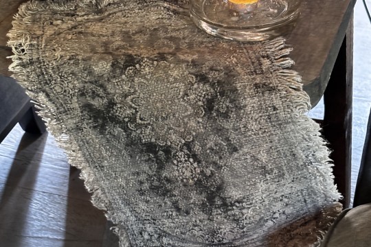 Kelim Style Kleedje Grijs / Oud Zwart